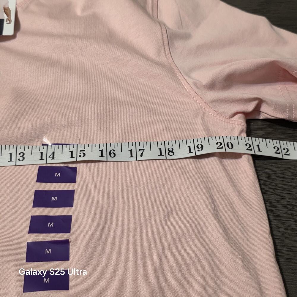 BERKLEY JENSEN 100% Pima Cotton Polo Golf Shirt MENS M Pink NWT Casual Classic - Picture 4 of 7